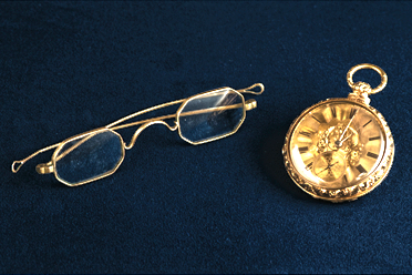 Matthew Vassar's Glasses and Watch
